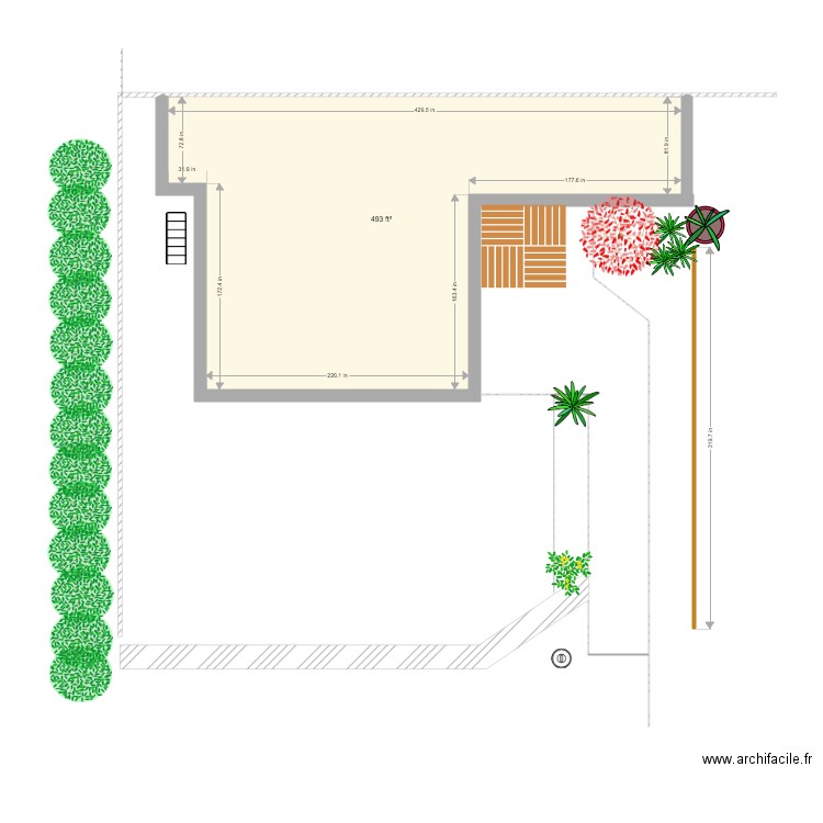 Front yard. Plan de 0 pièce et 0 m2