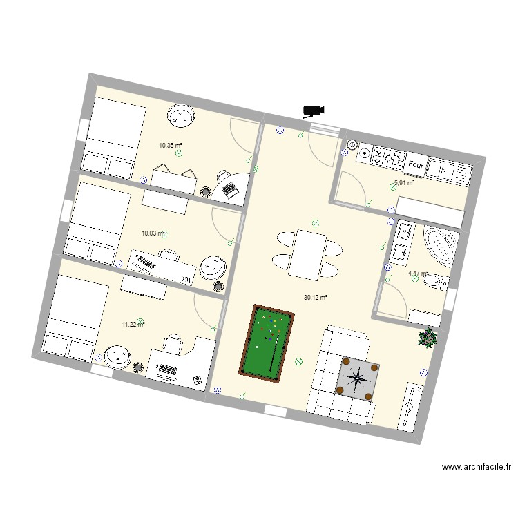 gera. Plan de 0 pièce et 0 m2