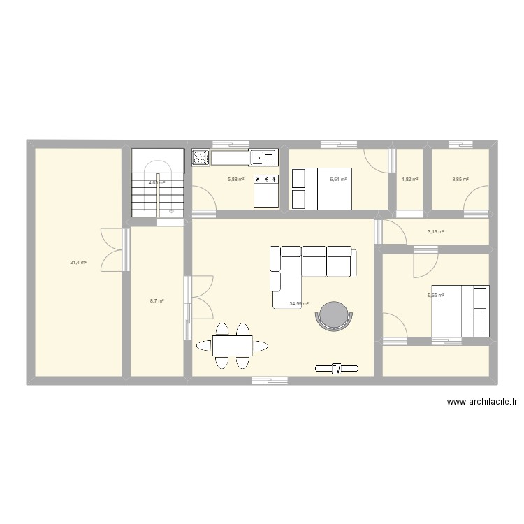 wisdome. Plan de 0 pièce et 0 m2