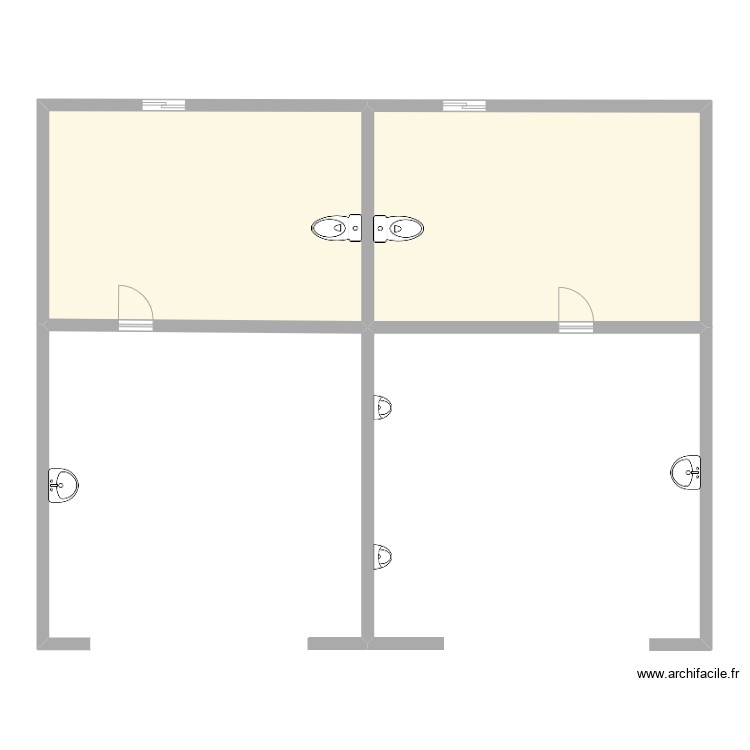 PLAN DOUCHE CHRIST TOURE . Plan de 0 pièce et 0 m2