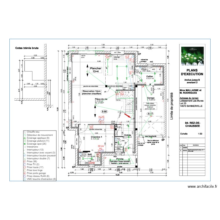 RODRIGUES MALLARME. Plan de 0 pièce et 0 m2