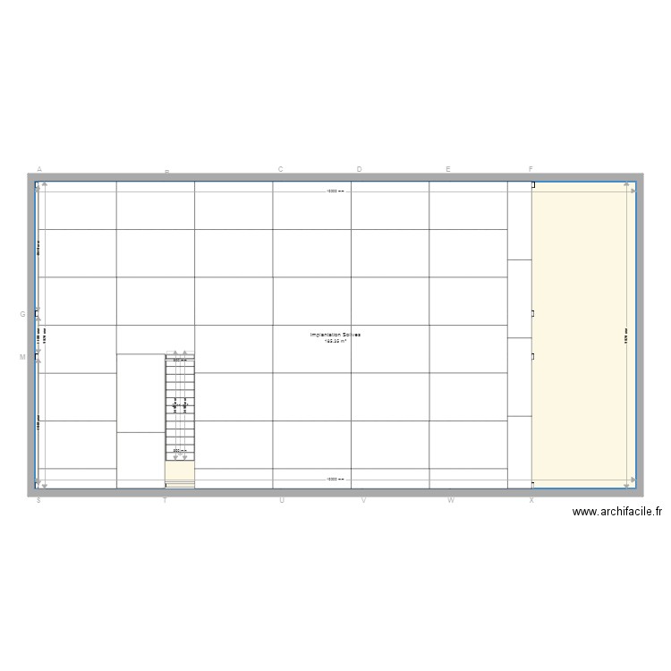 Implantation Mezzanine. Plan de 0 pièce et 0 m2