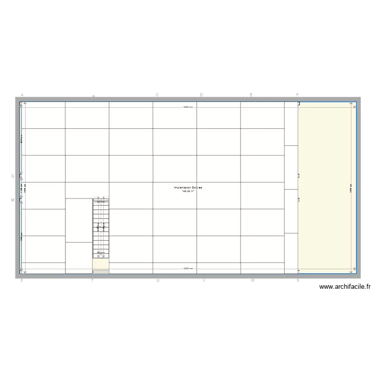 Implantation Mezzanine. Plan de 