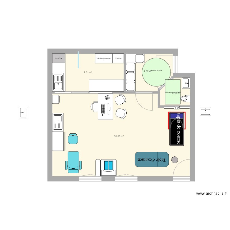 local 12 plan MDT. Plan de 0 pièce et 0 m2