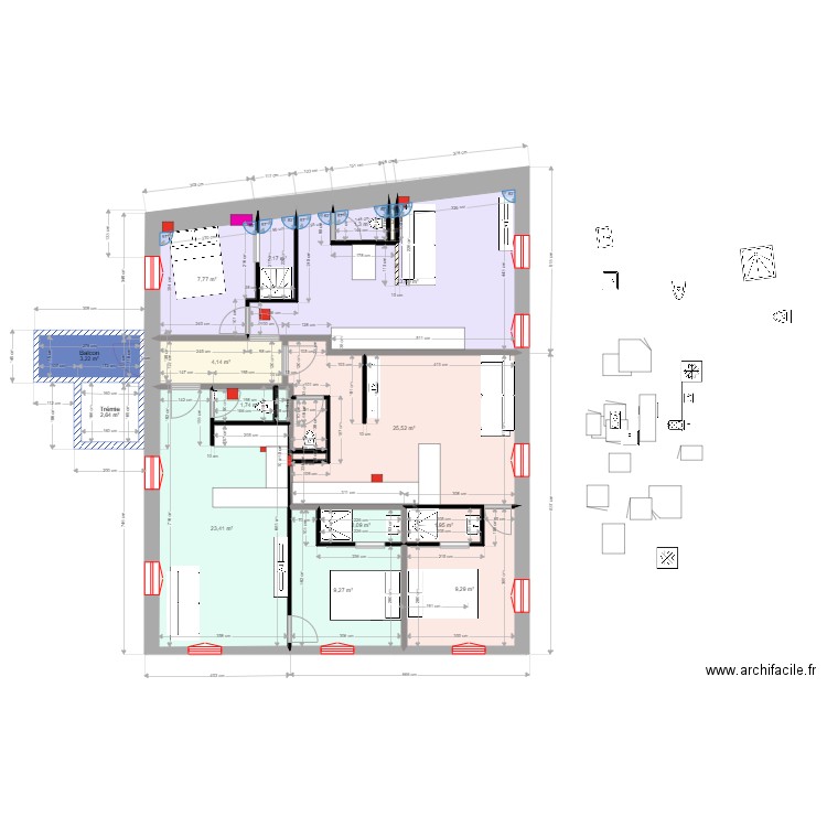 LA POSTE RDC v3. Plan de 0 pièce et 0 m2