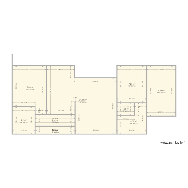 foncia 48 noriac. Plan de 0 pièce et 0 m2
