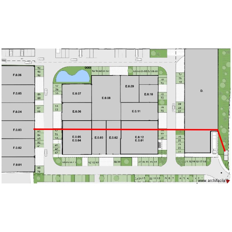 PLAN POUR SIBELGA . Plan de 0 pièce et 0 m2