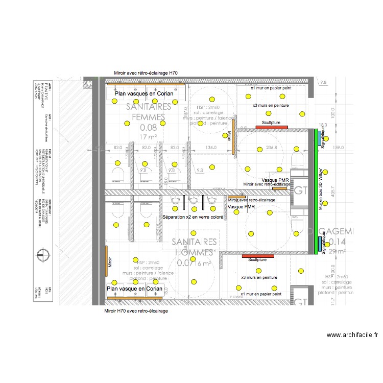 Sanitaire Chouette A. Plan de 0 pièce et 0 m2