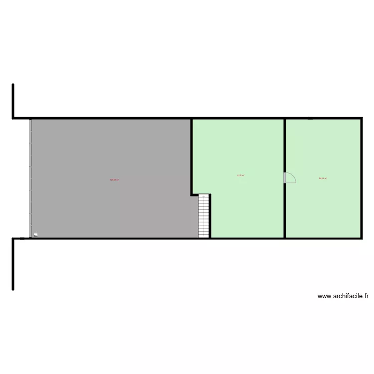 3 impasse Jean Jaures ETAGE. Plan de 