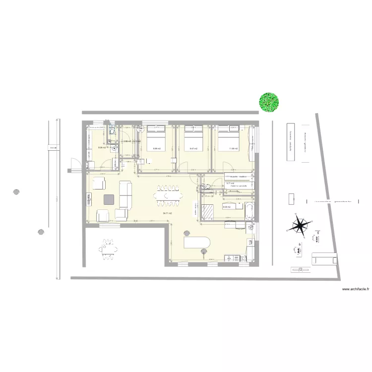 maison14. Plan de 