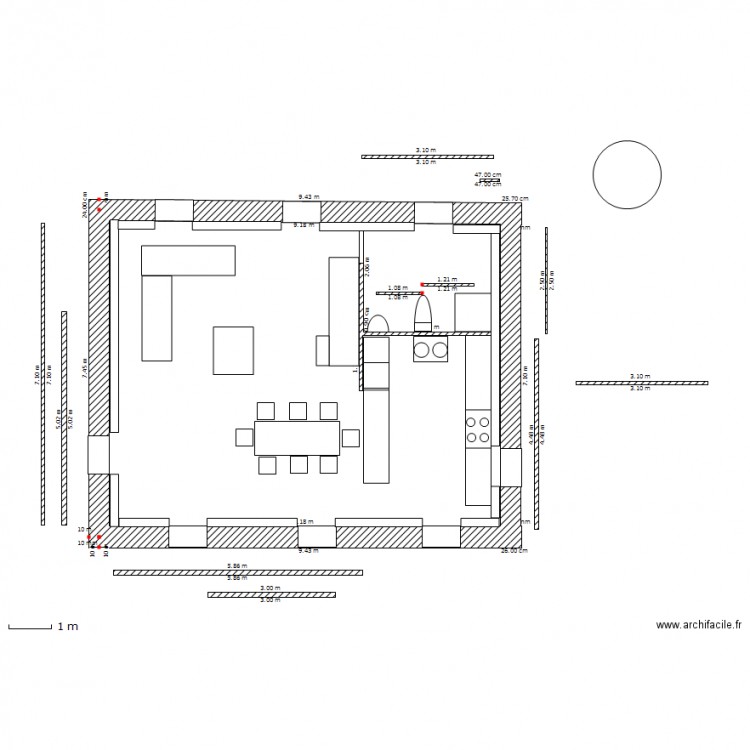 etrembieres rdc 24 01 2012. Plan de 0 pièce et 0 m2