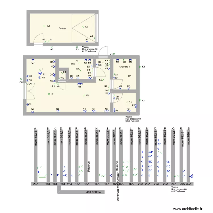 Vescia. Plan de Vescia. Plan de