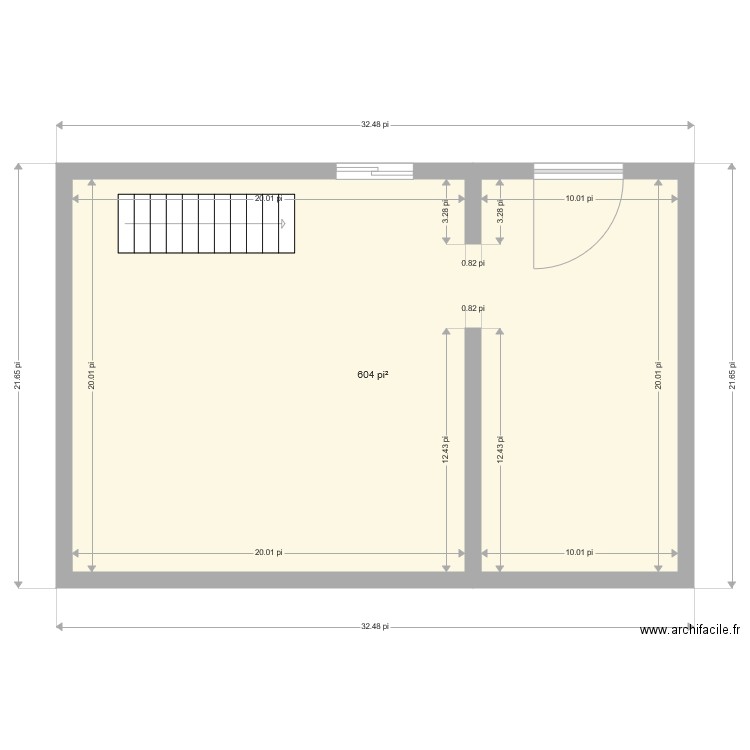 plan du sous sol. Plan de 0 pièce et 0 m2