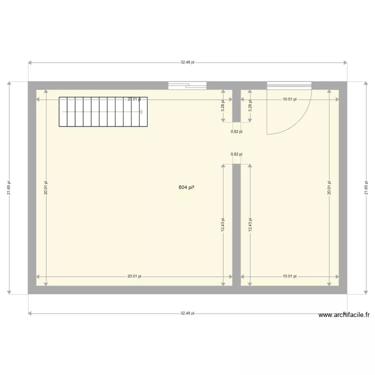 plan du sous sol. Plan de 