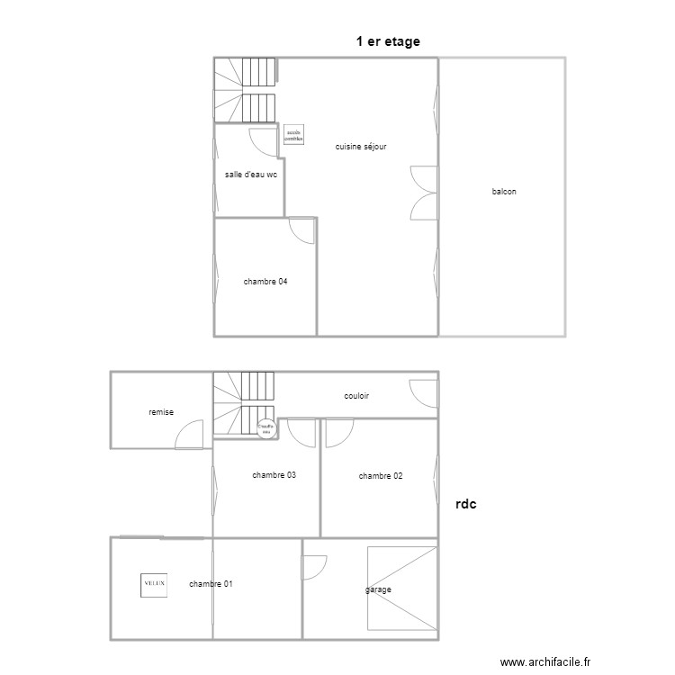 couturier. Plan de 0 pièce et 0 m2