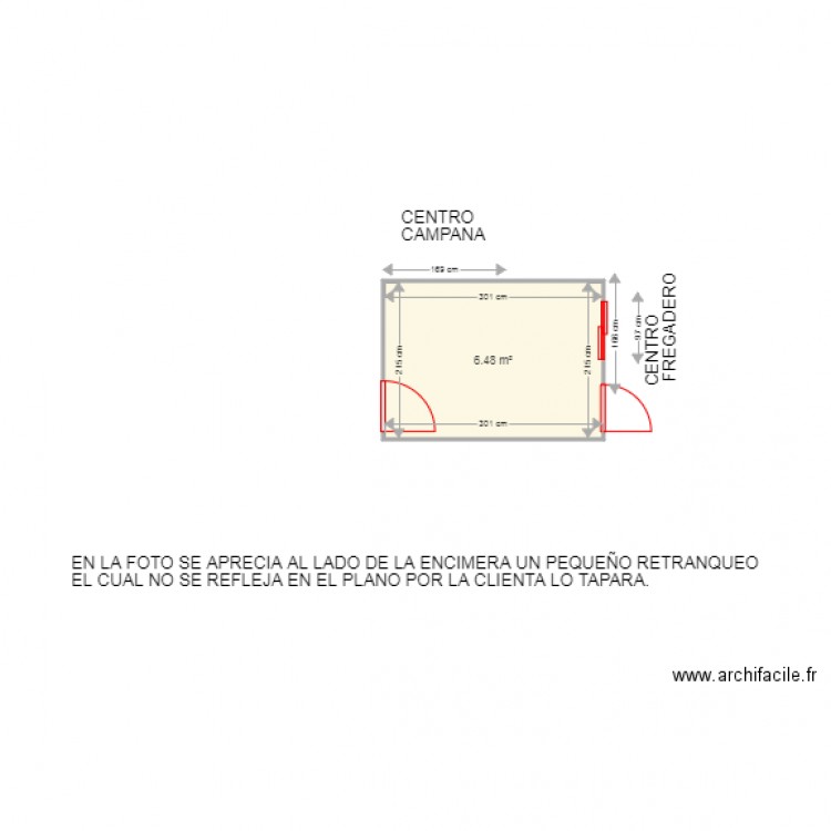 ELISA GONZALEZ COCINA. Plan de 0 pièce et 0 m2