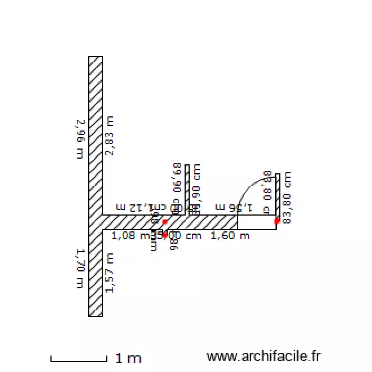 porte couloire. Plan de porte couloire. Plan de