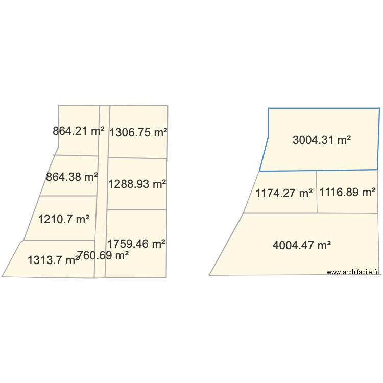 TERRAIN NU NGUERIGNE. Plan de 0 pièce et 0 m2