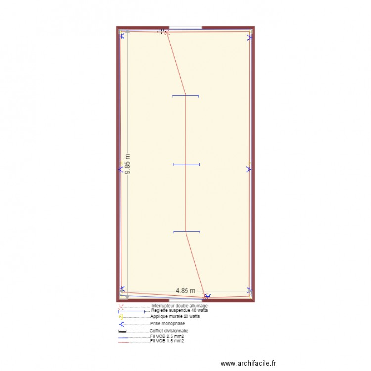 kadede paillotte. Plan de 0 pièce et 0 m2