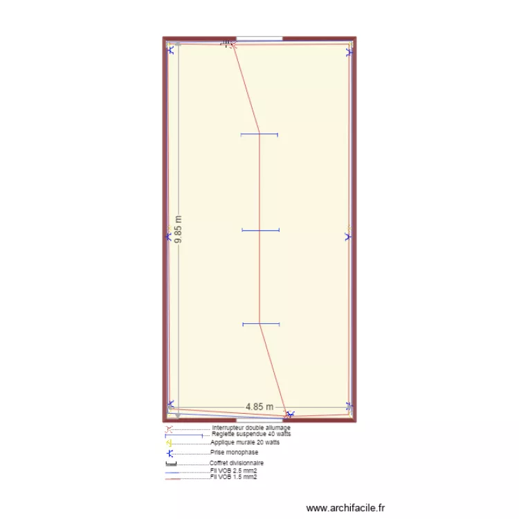kadede paillotte. Plan de kadede paillotte. Plan de