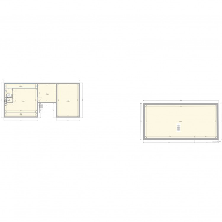 2e étage. Plan de 0 pièce et 0 m2