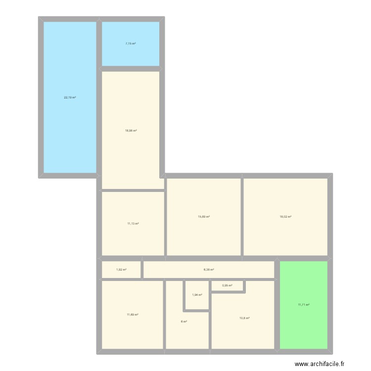Maison V02 - Essai 2. Plan de 0 pièce et 0 m2