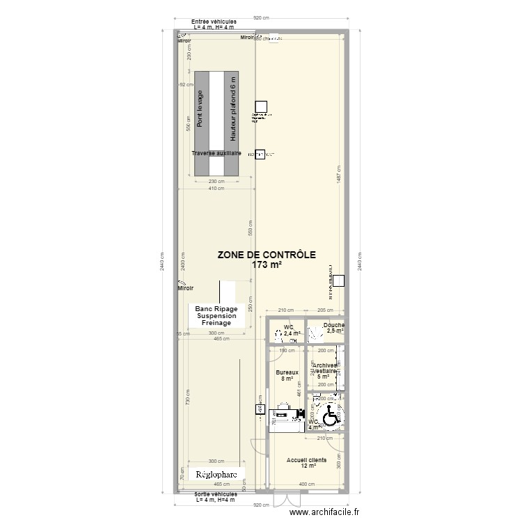 CCT VL BOE. Plan de 6 pièces et 208 m2