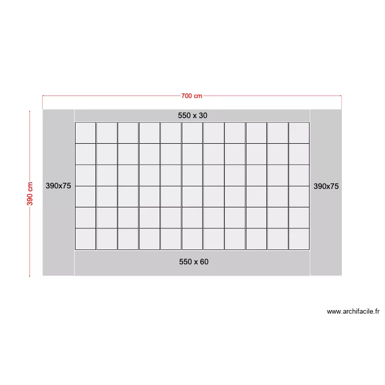 mur Live XP. Plan de 