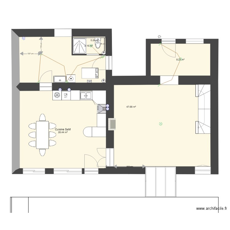 Plomberie Elec. Plan de 0 pièce et 0 m2