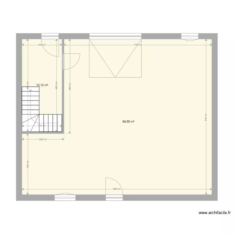 GARAGE . Plan de 