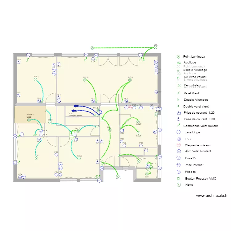 D Michel elec. Plan de 