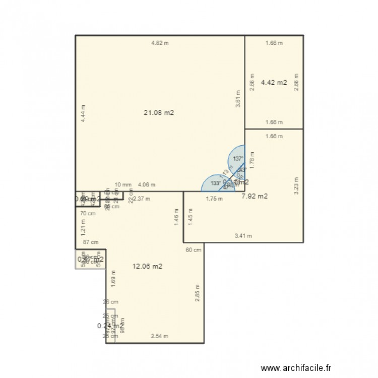 VIDAL RDC. Plan de 0 pièce et 0 m2