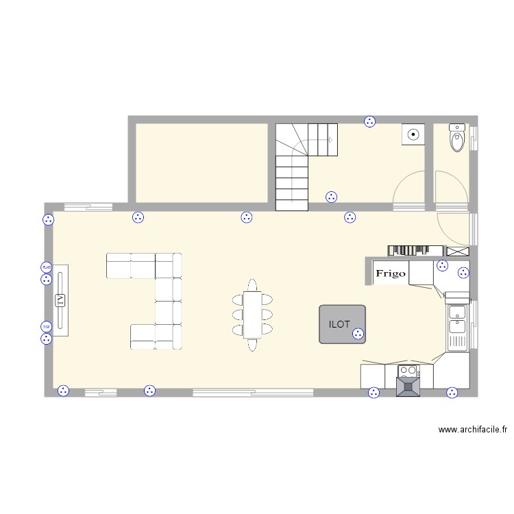 RDC SANDRA 1. Plan de 0 pièce et 0 m2