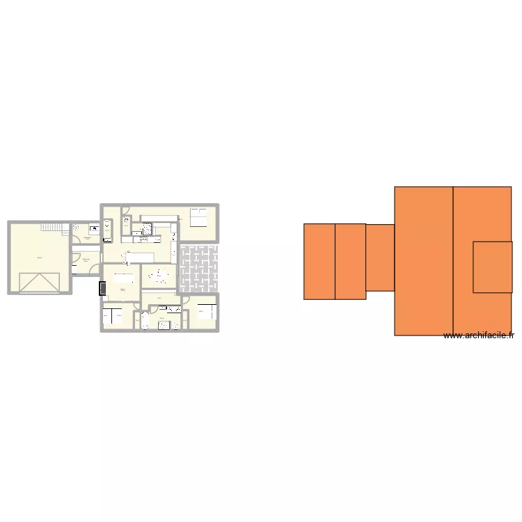 Robert V5 evemarie. Plan de 16  et 191 m²