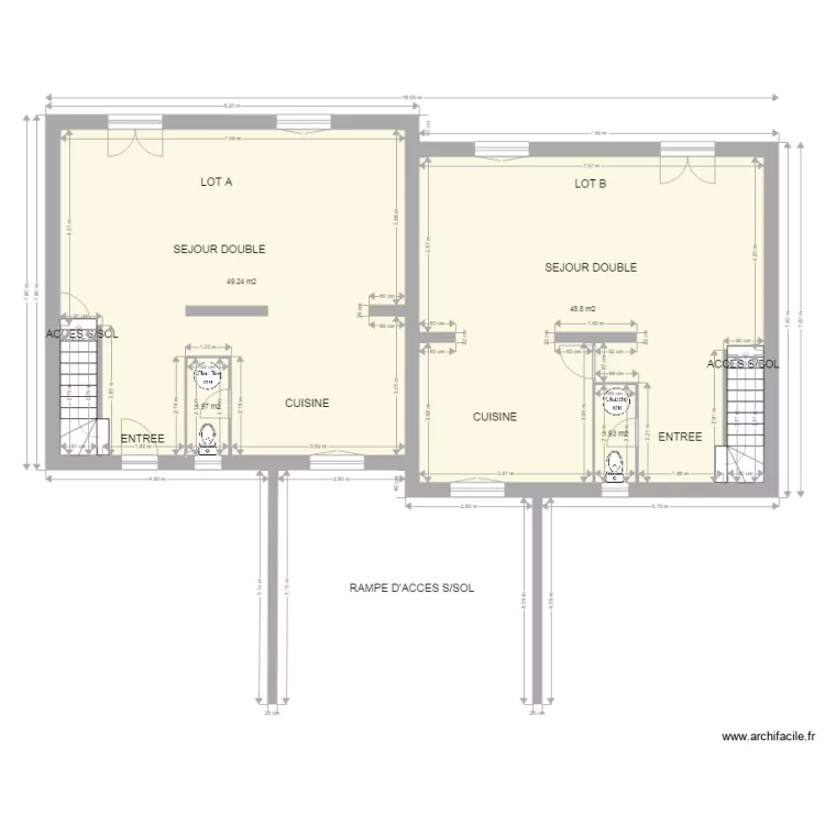  LOT A et B  RDC Version800X780 Dec G. Plan de 