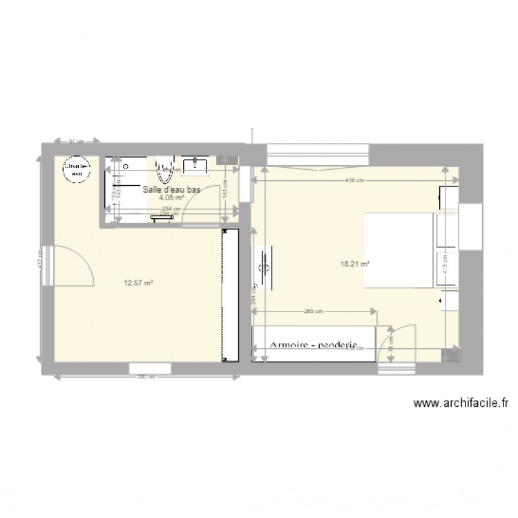Rez de jardin. Plan de 0 pièce et 0 m2