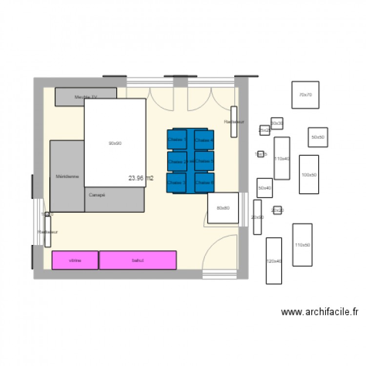 Séjour. Plan de 0 pièce et 0 m2