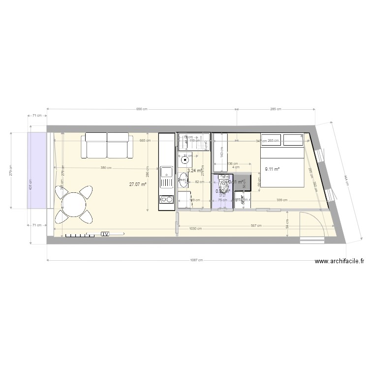 paris nouveau chambre au fond toilettes dans sdb. Plan de 0 pièce et 0 m2