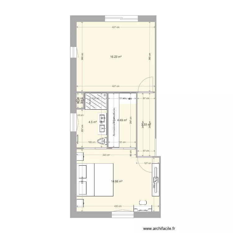 SUITE PARENTALE VER LES CHARTRES. Plan de SUITE PARENTALE VER LES CHARTRES. Plan de