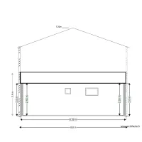 Garage cot&eacute; Est a