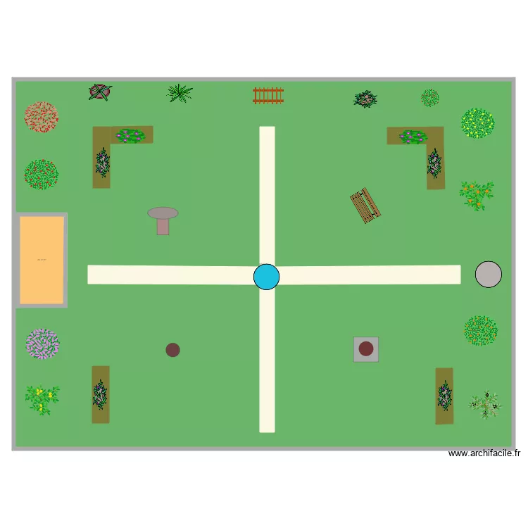 Jardin 11 a. Plan de 