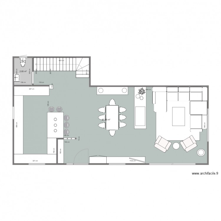 Boissenet rez de chaussée. Plan de 0 pièce et 0 m2