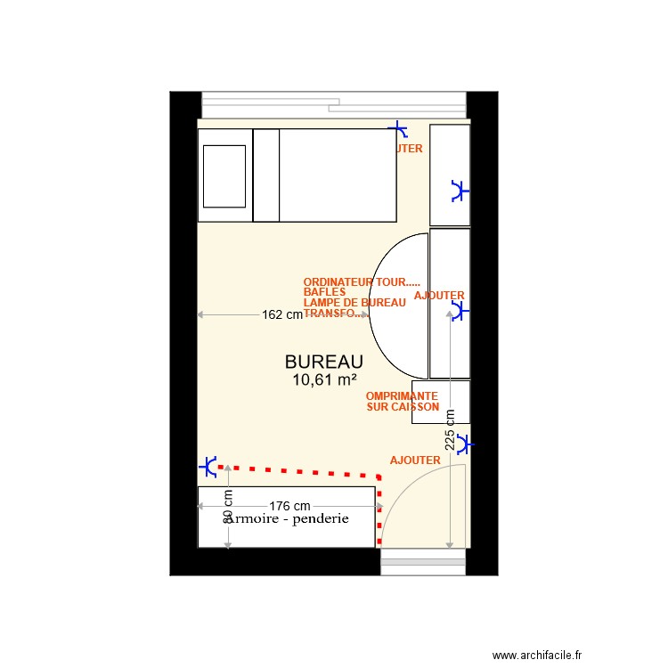 BUREAU 5. Plan de 0 pièce et 0 m2