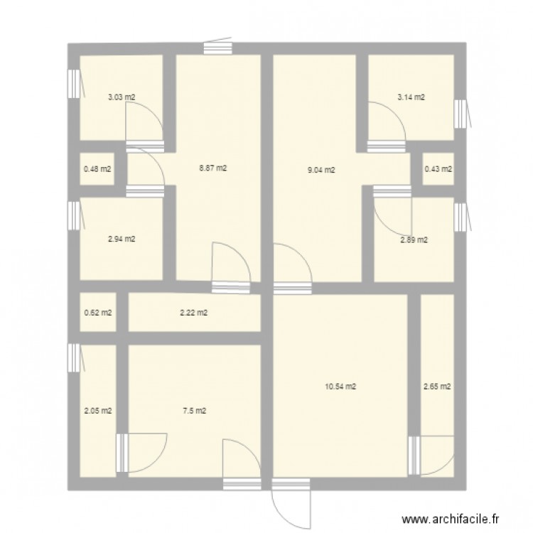 adamo pl. Plan de 0 pièce et 0 m2