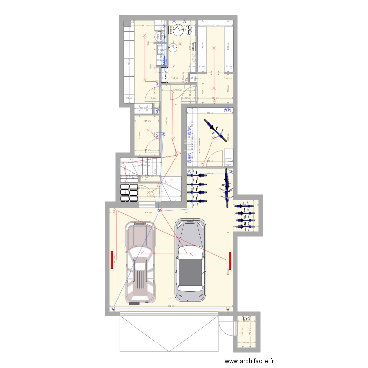 sous sol final test. Plan de 0 pièce et 0 m2