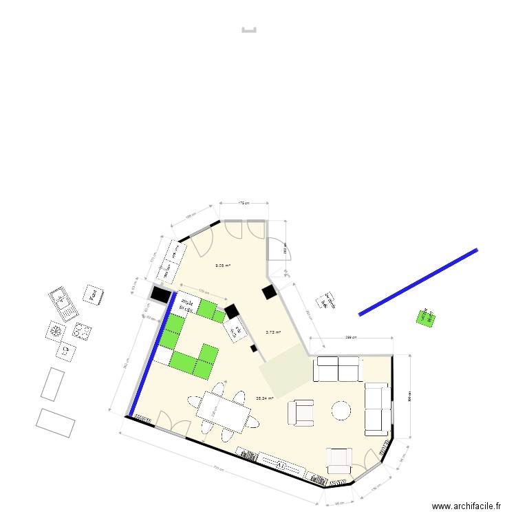 cuisine nouveau 8. Plan de 0 pièce et 0 m2