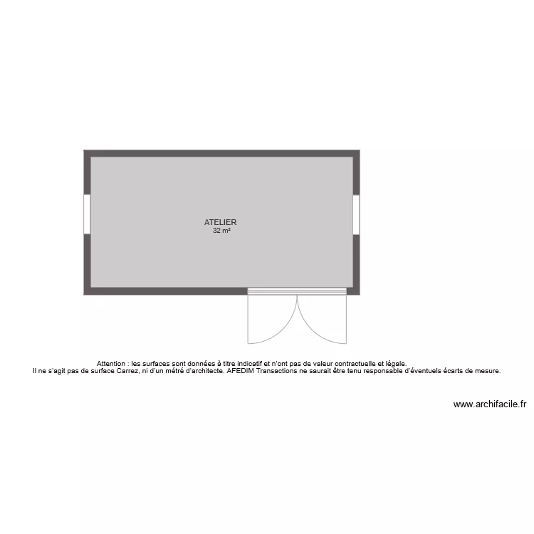 BI 6579 ATELIER M. Plan de 