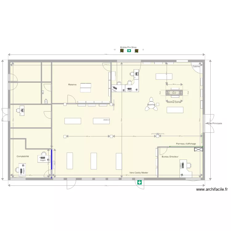 reception pro Shop 2 . Plan de reception pro Shop 2 . Plan de