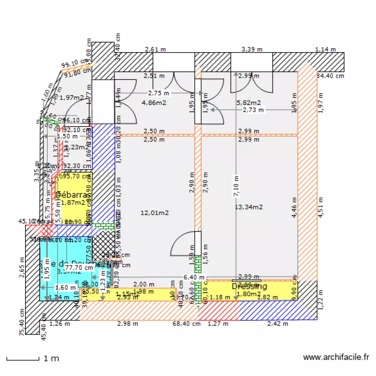 Nuit 2e Etage. Plan de Nuit 2e Etage. Plan de