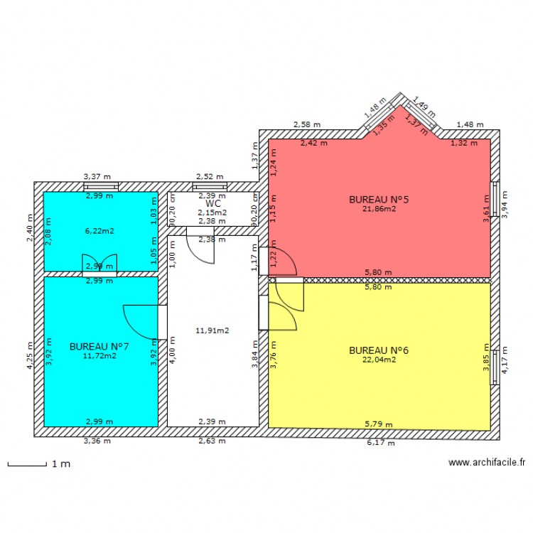 19 2eme étage DEFINITIF. Plan de 0 pièce et 0 m2